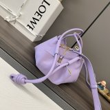 Top Quality Paseo Dumpling Buns small Nappa leather BAG