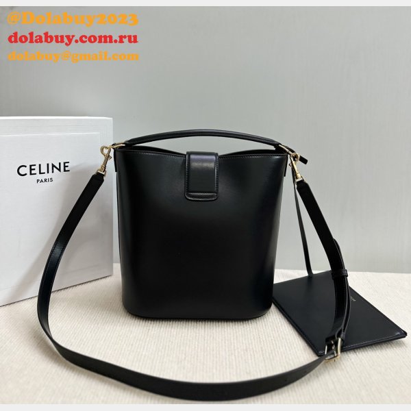 7 Star Celine Triomphe Louise Bucket Bag 116613