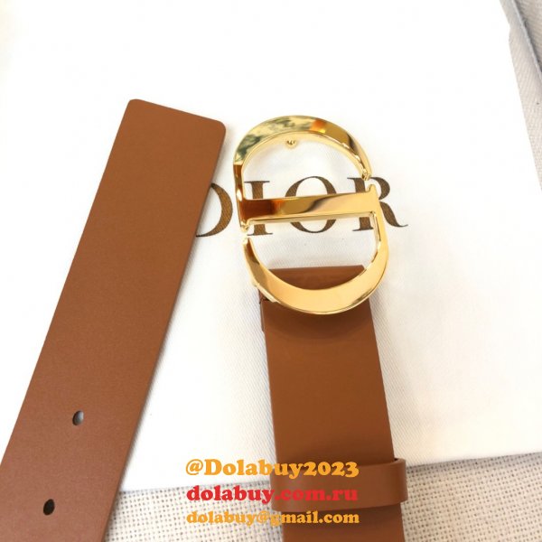 UK Top Quality Christian Dior 3.5CM Multi-color Belts