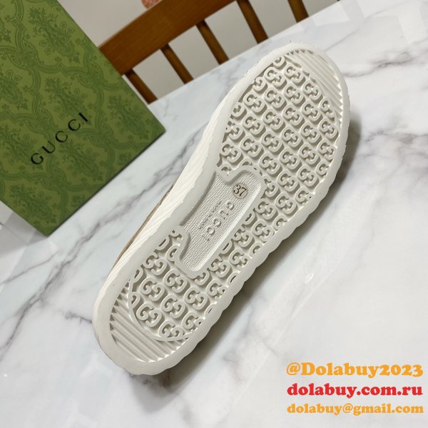 Perfect Dolabuy 1:1 Mirror Replica Gucci GG Canvas Shoes