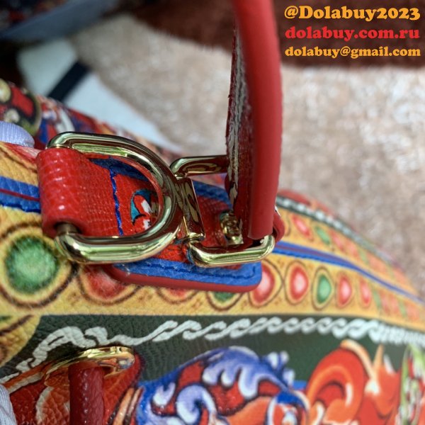 Multicolor Majolica 5500 Bucket Sling Fake Dolce & Gabbana Bag