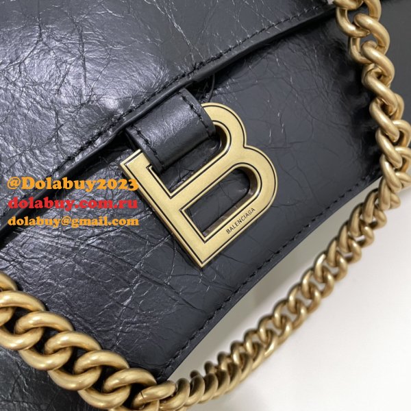 Top Quality BEST BALENCIAGA Crush Chain Small Bag 25CM