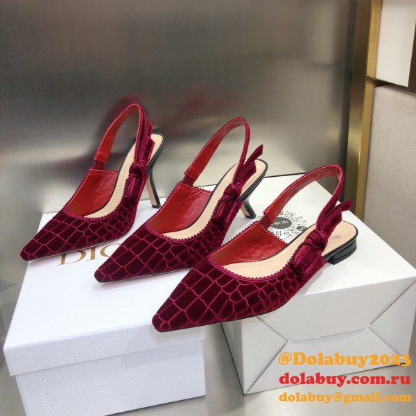 Perfect Macrame Dior 2024 J'Adior Replica Shoes