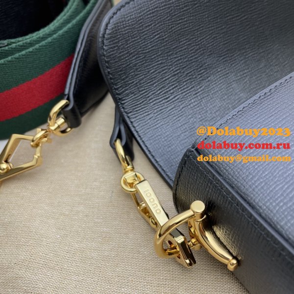 Fake Gucci Horsebit 1955 mini black 658574 bag