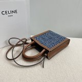 Top Quality celine MINI CABAS BAGS canvas 193302