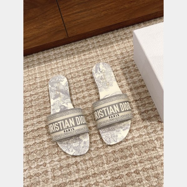 Replica Dior Flat Slipper DWAY SLIDE