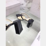 Top Designer Flat Sandals Jimmy Choo Heel 7 cm High Replica Shoes