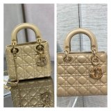 Top Quality DIOR LADY 17/20CM BAG LAMBSKIN