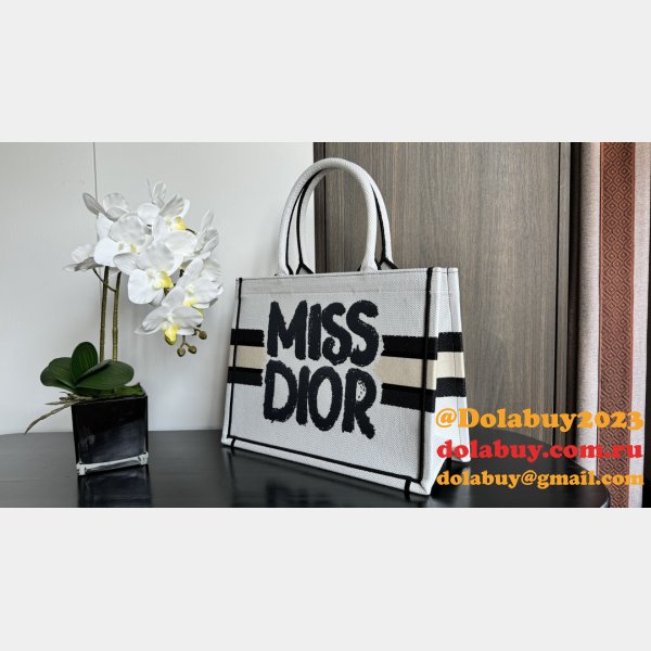 Top Quality Miss Dior Inspired Allover Book Tote