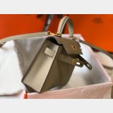 Earth yellow Mini Kelly Hermes Replica Handbags