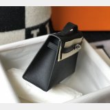 Luxury Hermes EPSOM LEATHER Mini Kelly Pouchette