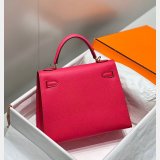 High Quality Replica Hermes Epsom Kelly 19/25/28CM Red Bag For Sale