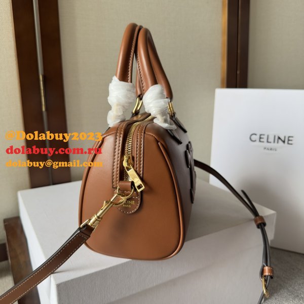 Luxury Celine 197582 Triomphe Small Boston Bag