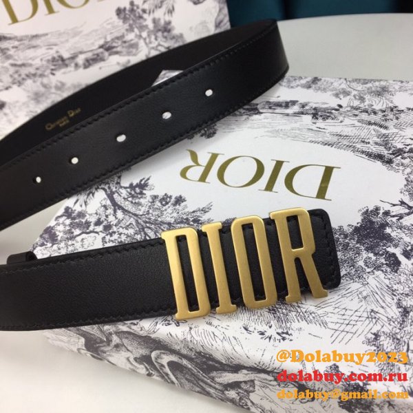 1:1 Mirror Dior Belts Replica 1.5/2.0/3.0cm For Sale Online