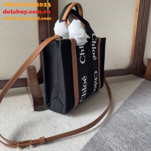 High Quality Chloe Woody Handbag Wholesale online Black