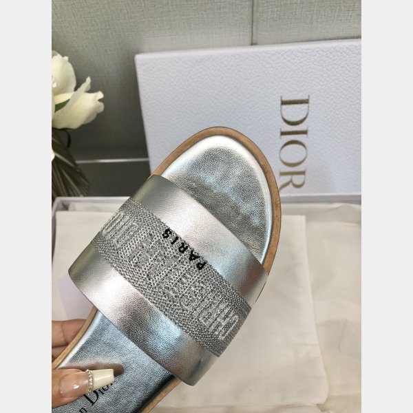 High Quality DIOR flat women slippers