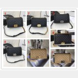 Buy top Replica CC V Le Boy Handbag caviar leather 25cm