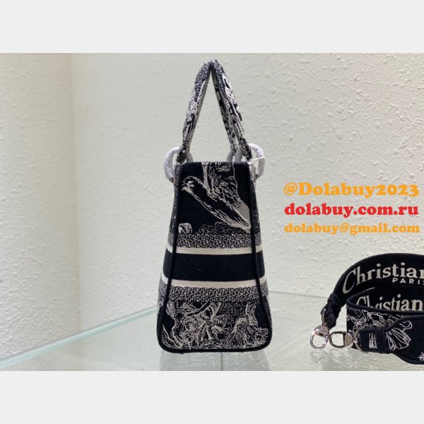 Leather Lady Dior 24cm Luxury Replica Brand Designer Bags