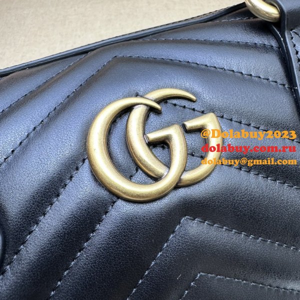 Gucci Top Quality GG Marmont Top Handles Replica 746319 Bag