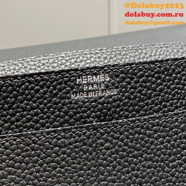 Luxury 1:1 Mirror Hermes Togo Passport Holder