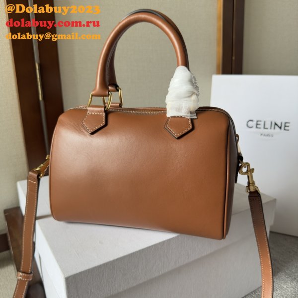 Luxury Celine 197582 Triomphe Small Boston Bag