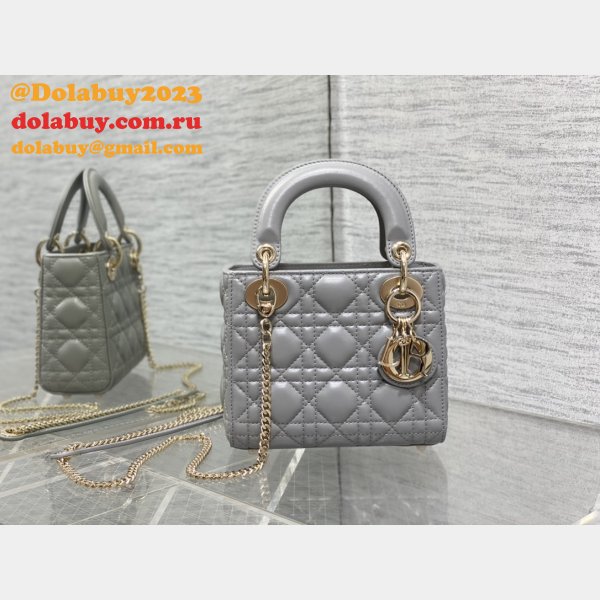 Top Quality DIOR lambskin mini lady bag 17cm