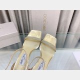 Replica Jimmy Choo Alva Suede Sandals 1:1 Mirror Heel 8.5 cm Shoes