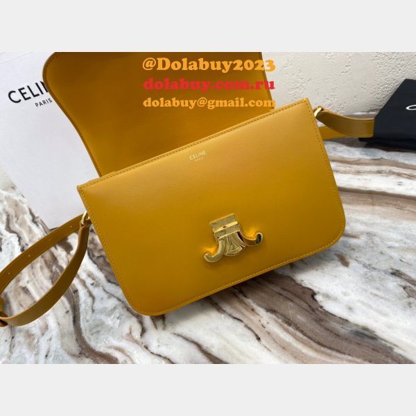 The Best Celine 1:1 Mirror Triomphe Replica Dolabuy 22cm Bag