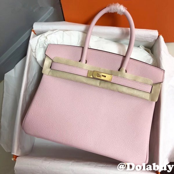 Hermes Birkin 35cm Togo leather Handbags Pink