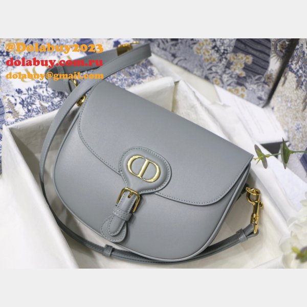 Best Replica Dior Bobby Bag Gray Box Calfskin