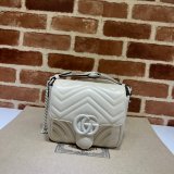 Perfect Gucci GG Marmont matelasse 739681 shoulder Fake bag