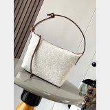 Luxury Cubi bag in Anagram jacquard and calfskin 21cm/35CM