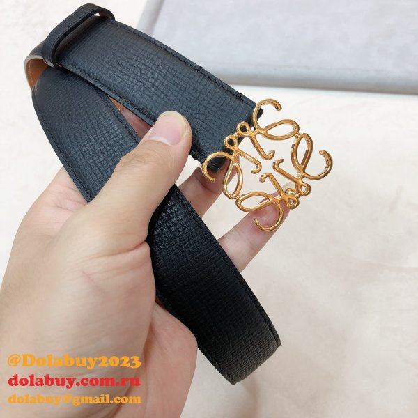 Designer Loewe Regular Knockoff 3.2CM Width Fashion Belts