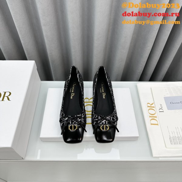 Duplicate DIOR D-Doll  BALLET FLAT Designer