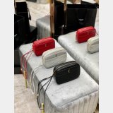 Replica YSL 64899 Red/White/Black Victoire camera bag High Quality