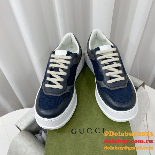 Buy Cheap Designer Replica GG Couple Platform Gucci Shoes