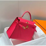 High Quality Replica Hermes Epsom Kelly 19/25/28CM Red Bag For Sale