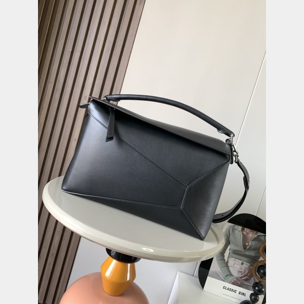 Top Quality Loewe Large Puzzle Bag In Classic calfskin 33CM