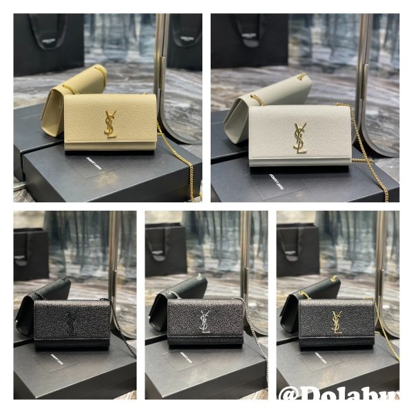 YSL Top Quality 364021 Original Caviar Leather Shoulder Fake Bag