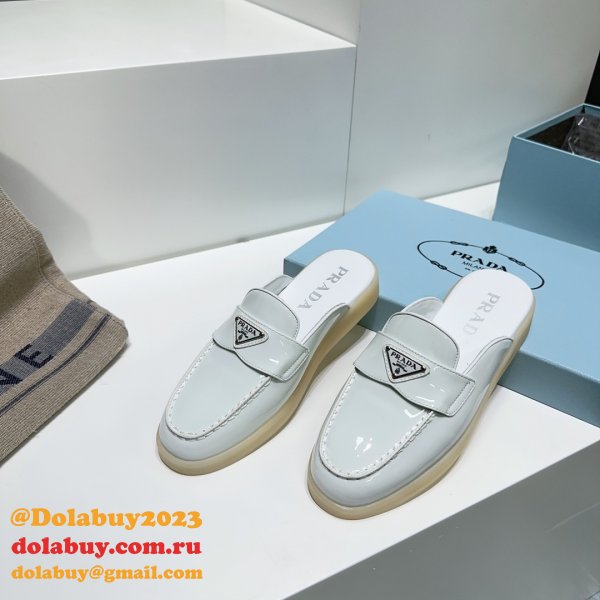 Wholesale Replica Prada 1:1 Designer Saint-Tropez Loafers Shoes