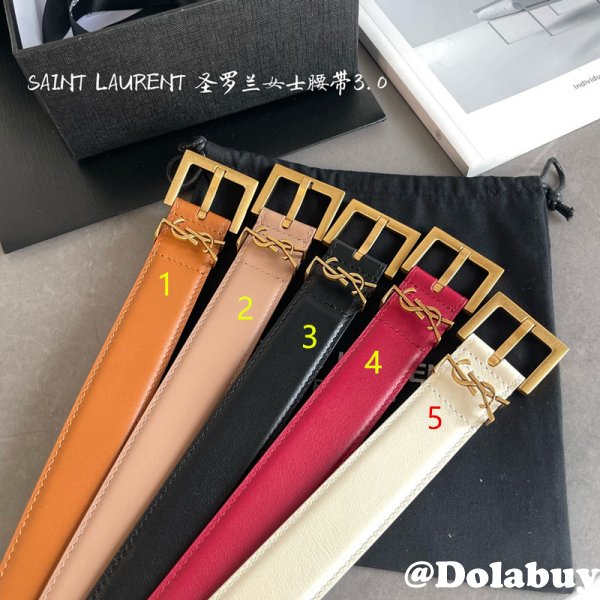 7 Star Best SAINT LAURENT REPLICAS BELT FOR SALE 20MM/30MM