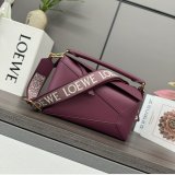 Inspired Loewe Small Puzzle Bag In Satin Calfskin 24CM With Strap