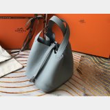 Designer Hermes Picotin Bags 18/22CM Silver Replica Best Online