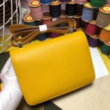 Hermes Constance Bag 23cm Epsom Leather Yellow