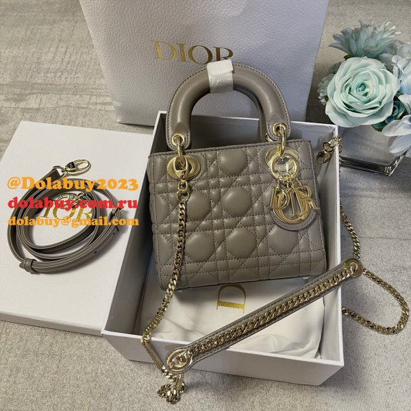 Top Quality DIOR lambskin mini lady bag 17cm