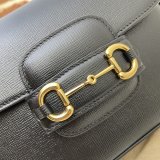 Fake Gucci Horsebit 1955 mini black 658574 bag