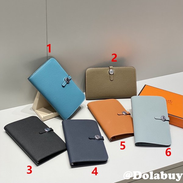 Luxury 1:1 Mirror Hermes Togo Passport Holder