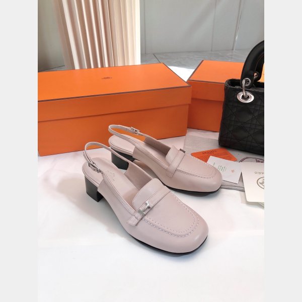 Mooz Pumps Hermes Groupie Mule Designer Replica Shoes