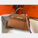 Camel Mini Kelly Replica Hermes Handbags