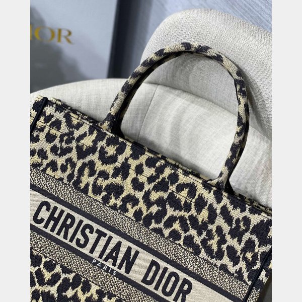 Christian Dior Replica Book Tote Dior Oblique Embroidery Bags